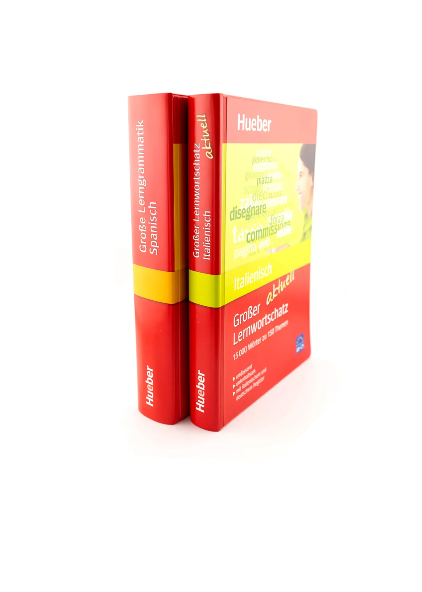 Zwei Hardcover Bücher mit Plastikdecke
