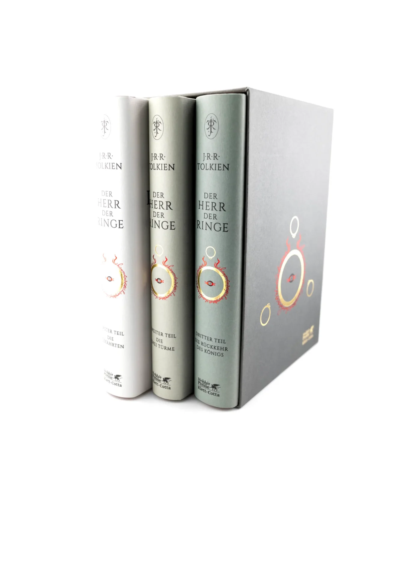 Drei Bücher in einem Hardcover Schuber
